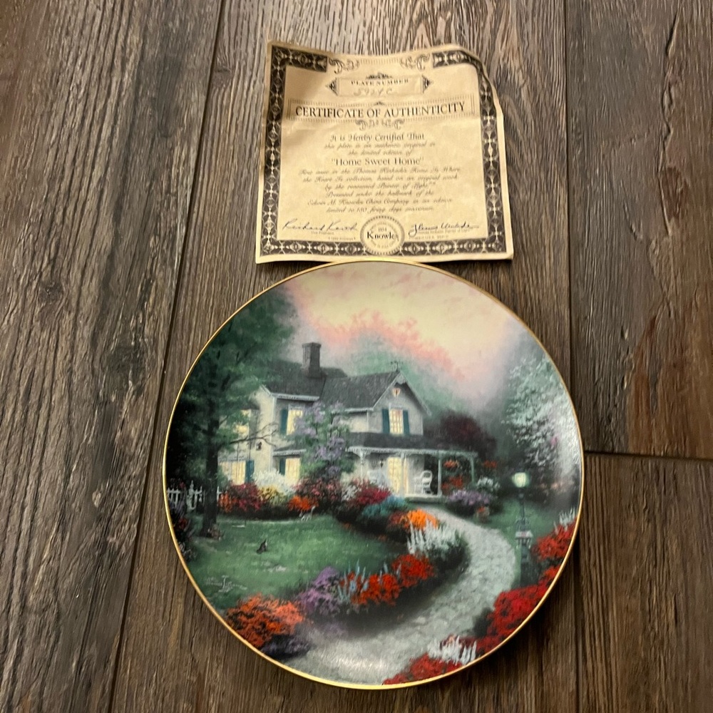 Thomas Kinkead decorative plate